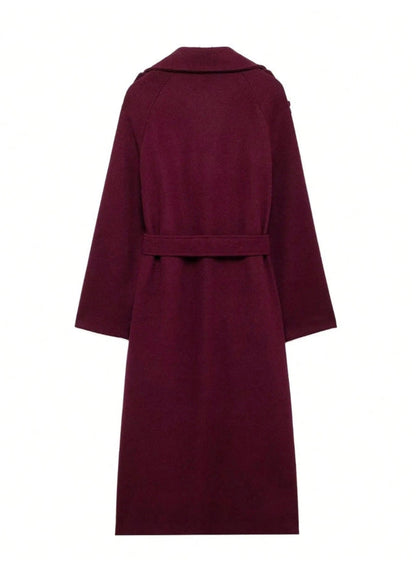 Holly Winter Trench Red
