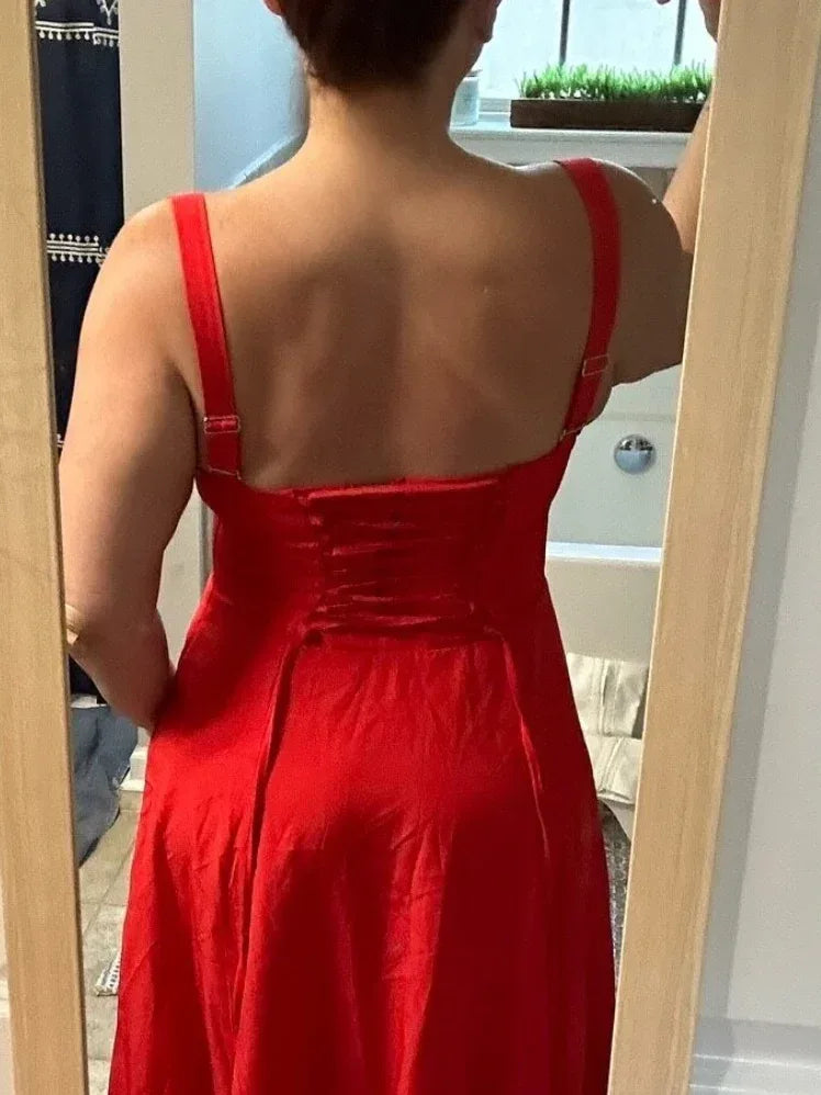French Style Sleeveless Summer Dress For Women