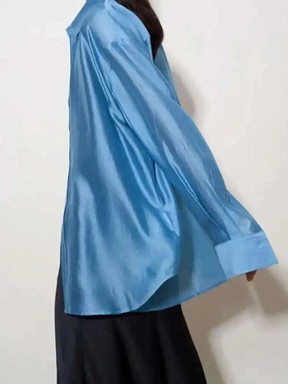 | Silk Poplin Blouse