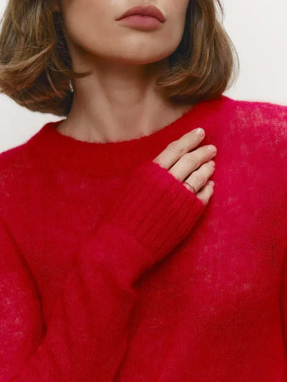 | Mohair Crewneck