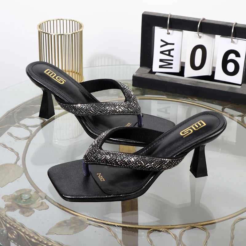Stylish summer stiletto high heel sandals for women