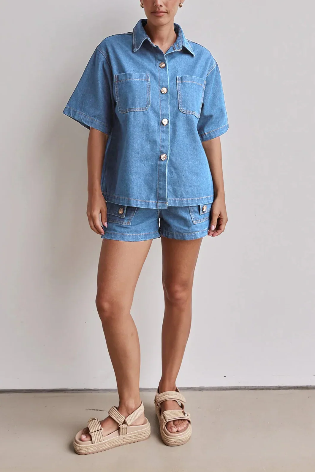 | 100% Cotton Denim Set