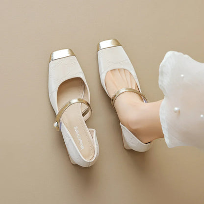 | Pearl-Tip Mary Janes