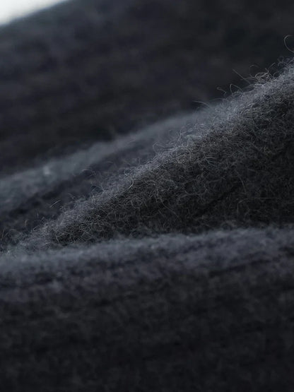 | Wool Knitted Wide Leg Pants