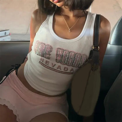 Rhinestone Fairycore Crop Top