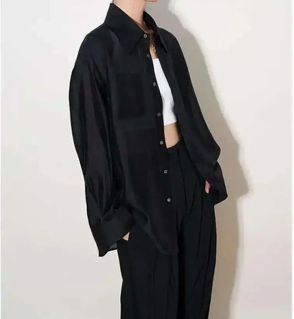 | Silk Poplin Blouse