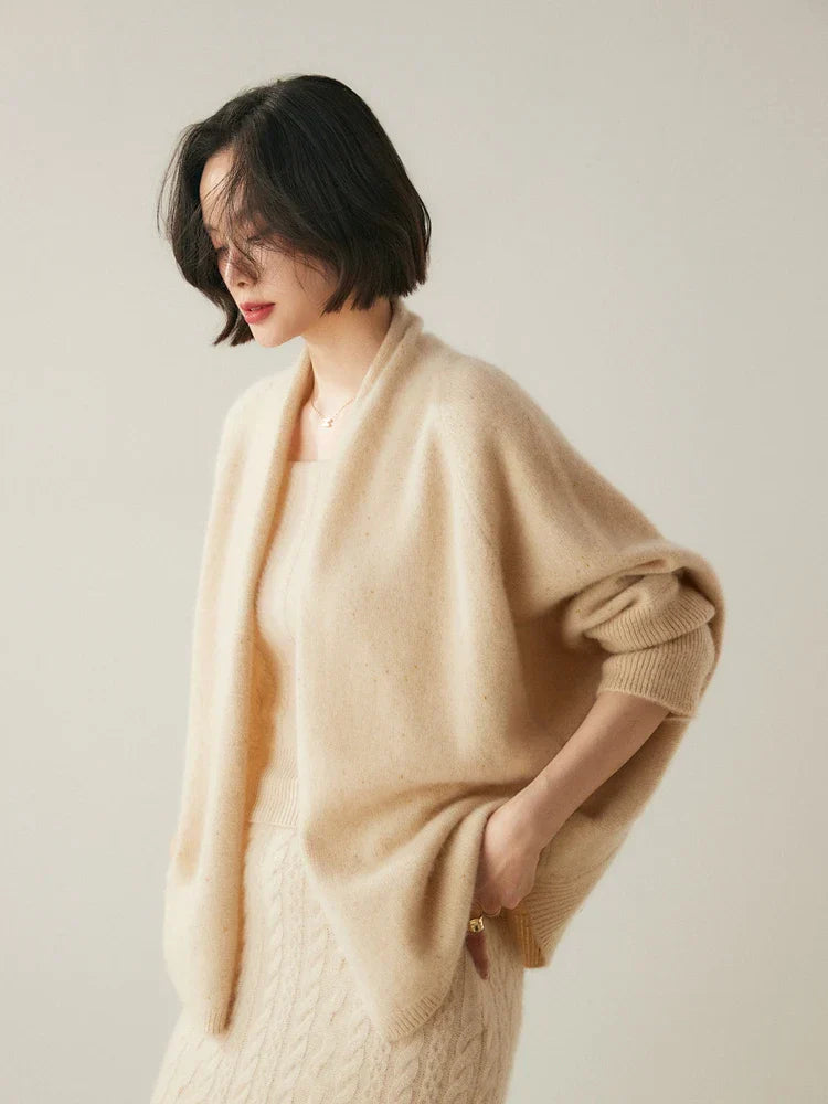 | Cashmere Shawl Sweater
