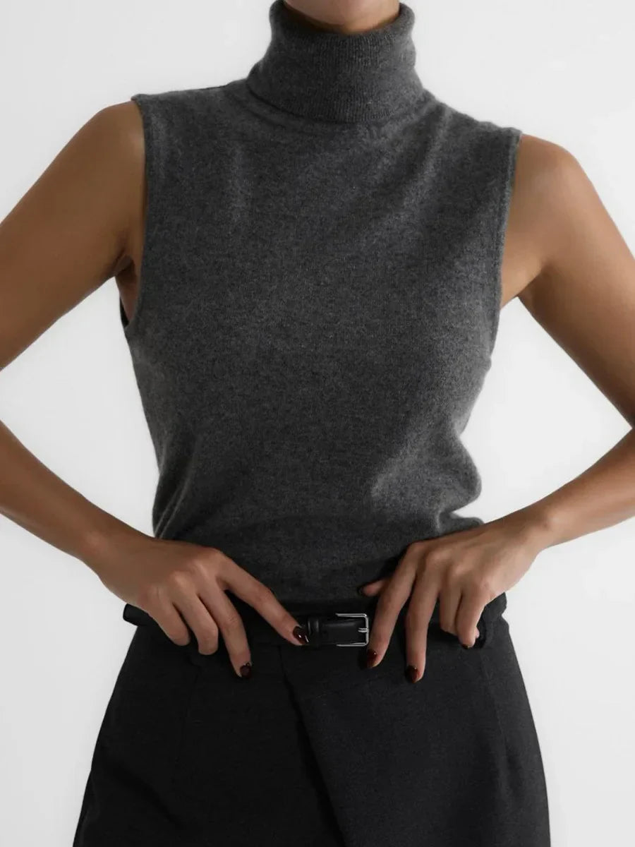 | High-Neck Vest
