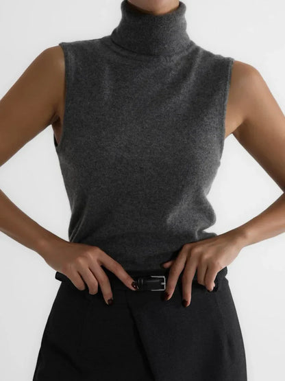 | High-Neck Vest