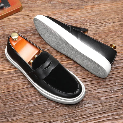 Leather Loafers | Slip-On Penny Style | Maison Collection