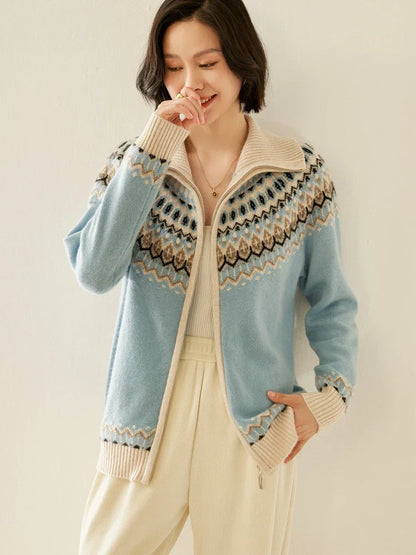 | Cashmere Zip-Up
