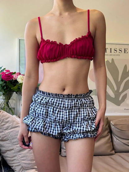 Striped Patchwork Vacation Short