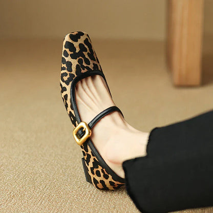 | Leopard Mid-Heels