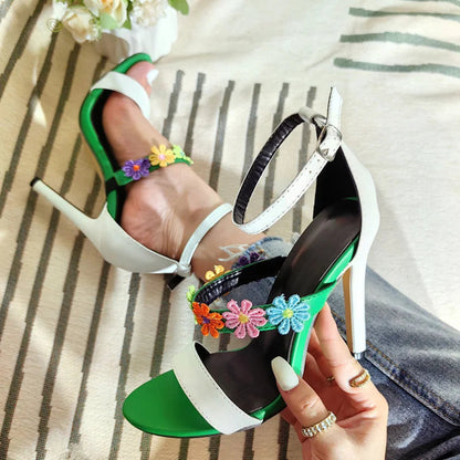 Sunflower Narrow Band Sandals for Women