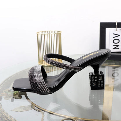Luxurious French women's slippers with new special-shaped design for fall