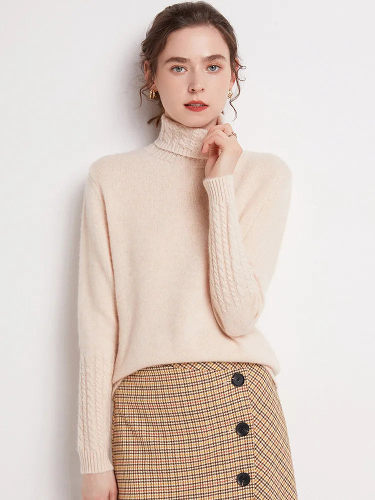 | 100% Merino Turtleneck
