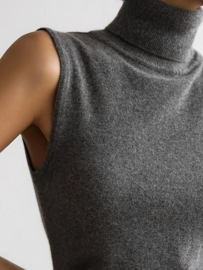 | High-Neck Vest