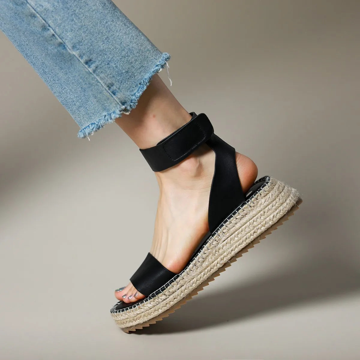 | Women's Leather Strap Sandals