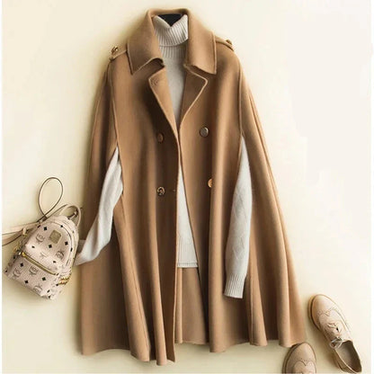 | Wool Cape Coat