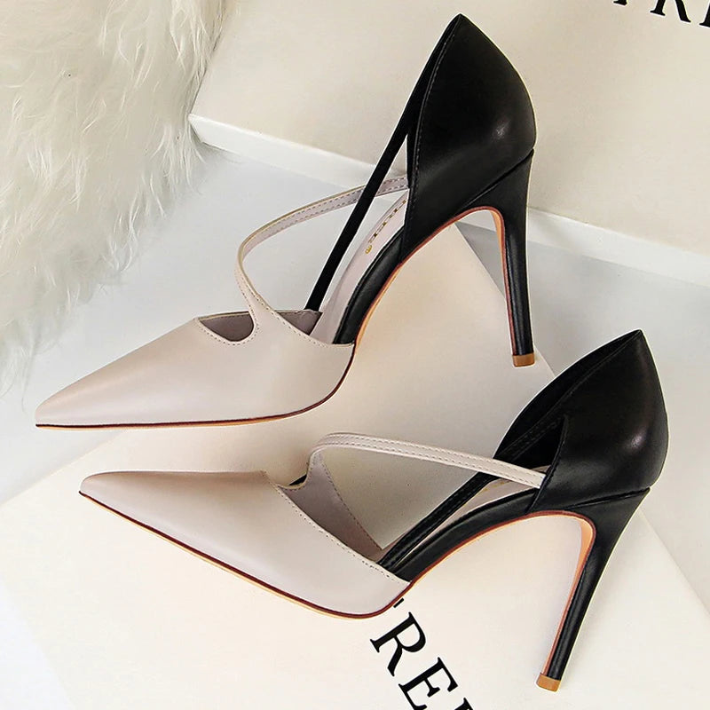 Summer 9.5cm High Heels Sandals for Women, Sexy Party Shoes