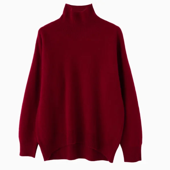 Cashmere Turtleneck Sweater | Relaxed Fit | Maison Collection
