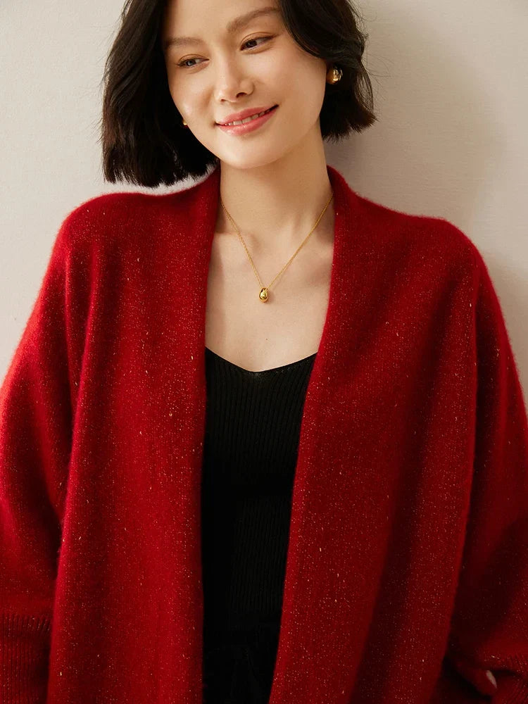 | Cashmere Shawl Sweater