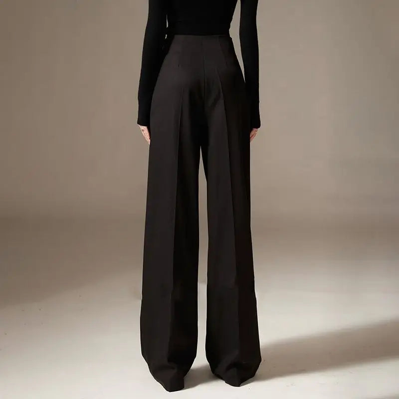 | Wide Leg Draped Pants