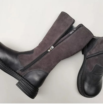 | Shearling Riding Boots