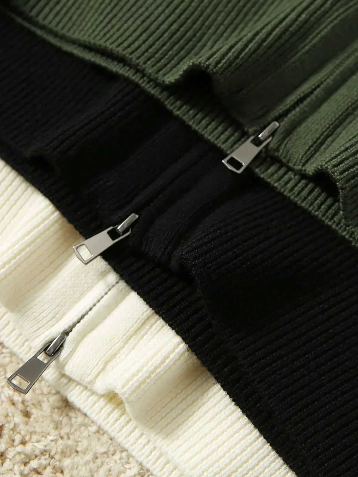 | Wool Zip Cardigan