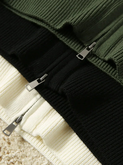 | Wool Zip Cardigan