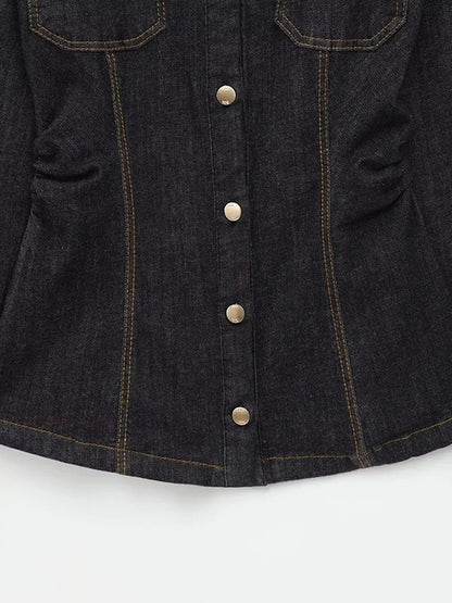 | Button Denim Set