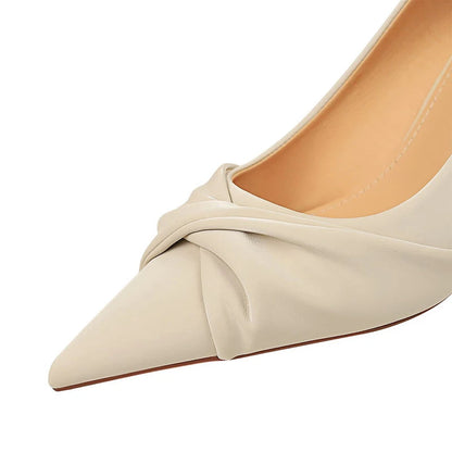 Bow-knot Stiletto High Heels Women Shoes