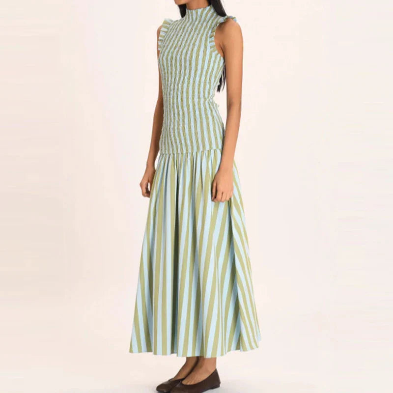 Rebecca Striped Maxi Dress