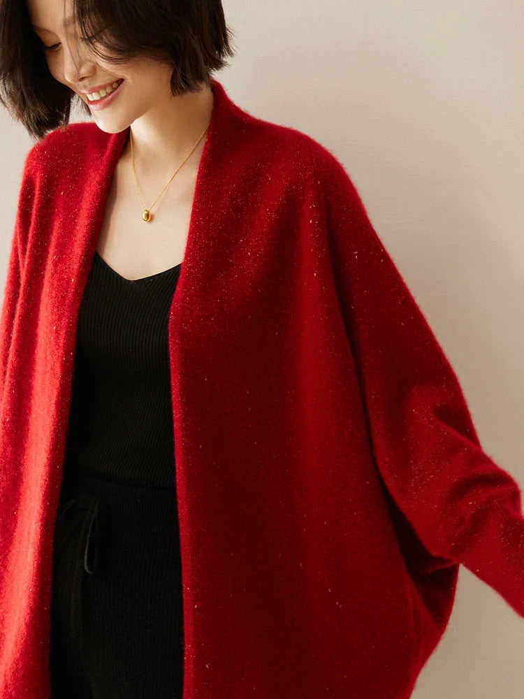 | Cashmere Shawl Sweater