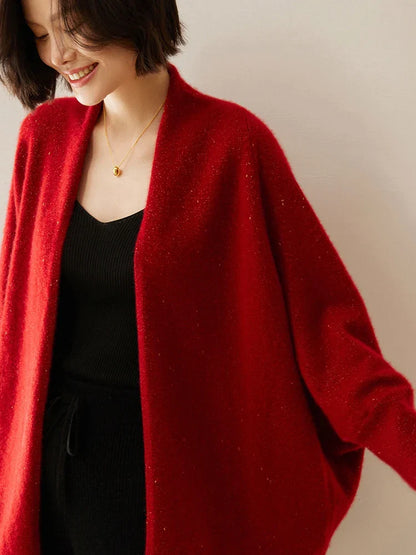 | Cashmere Shawl Sweater