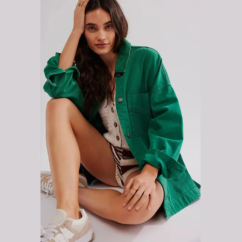 | Washed Denim Jacket