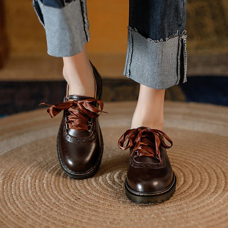 | 100% Leather Oxford Shoes