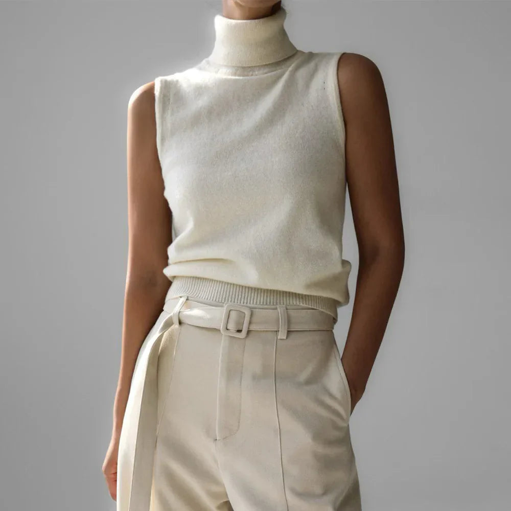 | High-Neck Vest