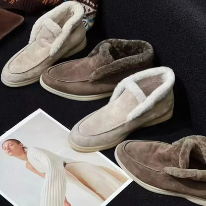| Shearling Loafer Boots