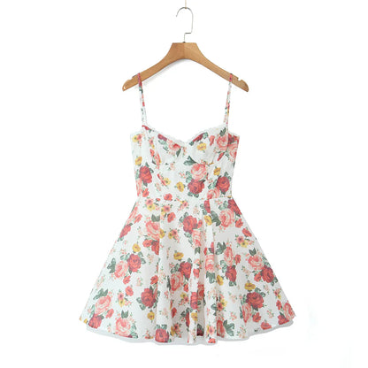 Floral Corset Mini Dress