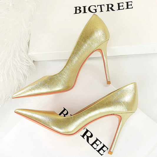 Elegant Retro Banquet High Heels Stilettos for Women