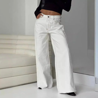 | Relaxed Wide-Leg Jeans