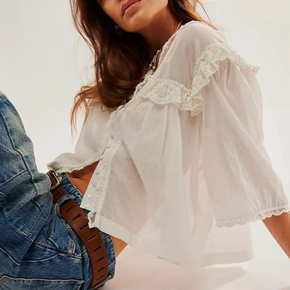 | Ruffle Blouse