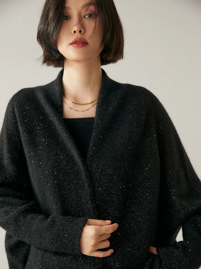 | Cashmere Shawl Sweater
