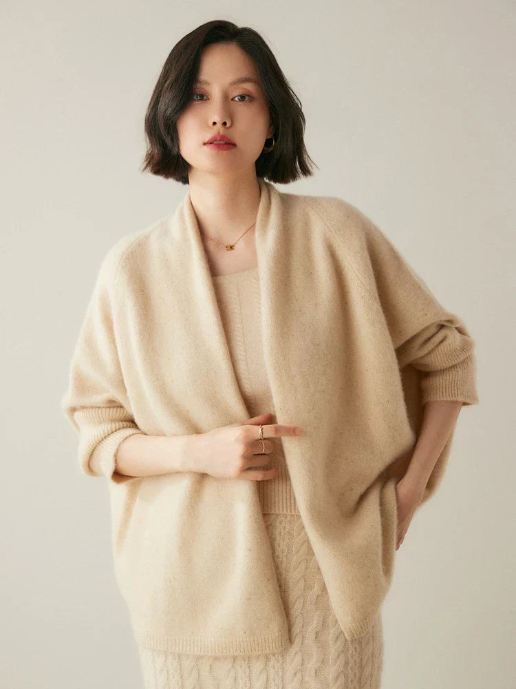 | Cashmere Shawl Sweater