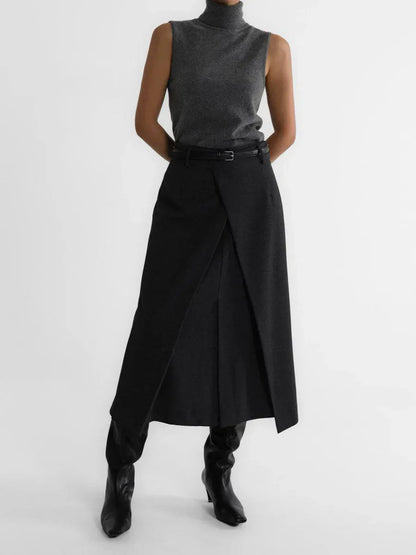 | High-Neck Vest