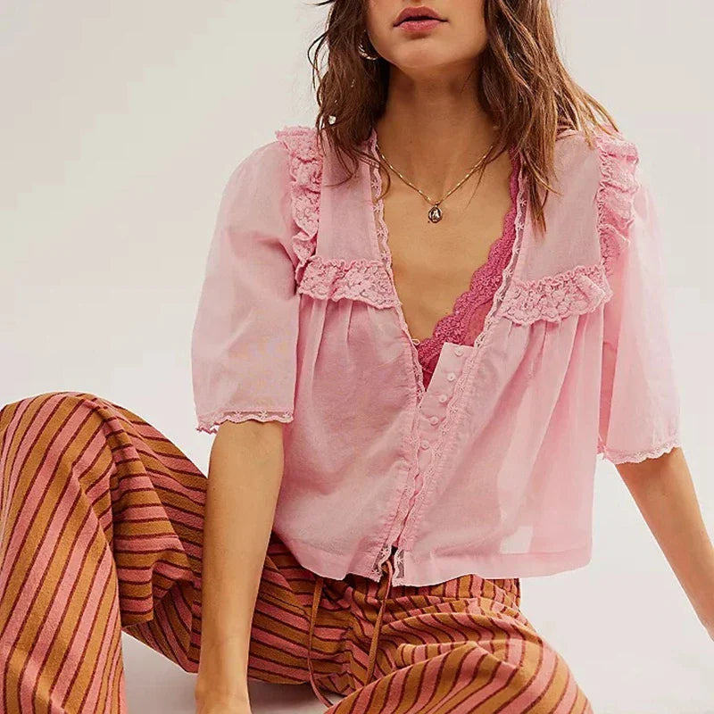 | Ruffle Blouse