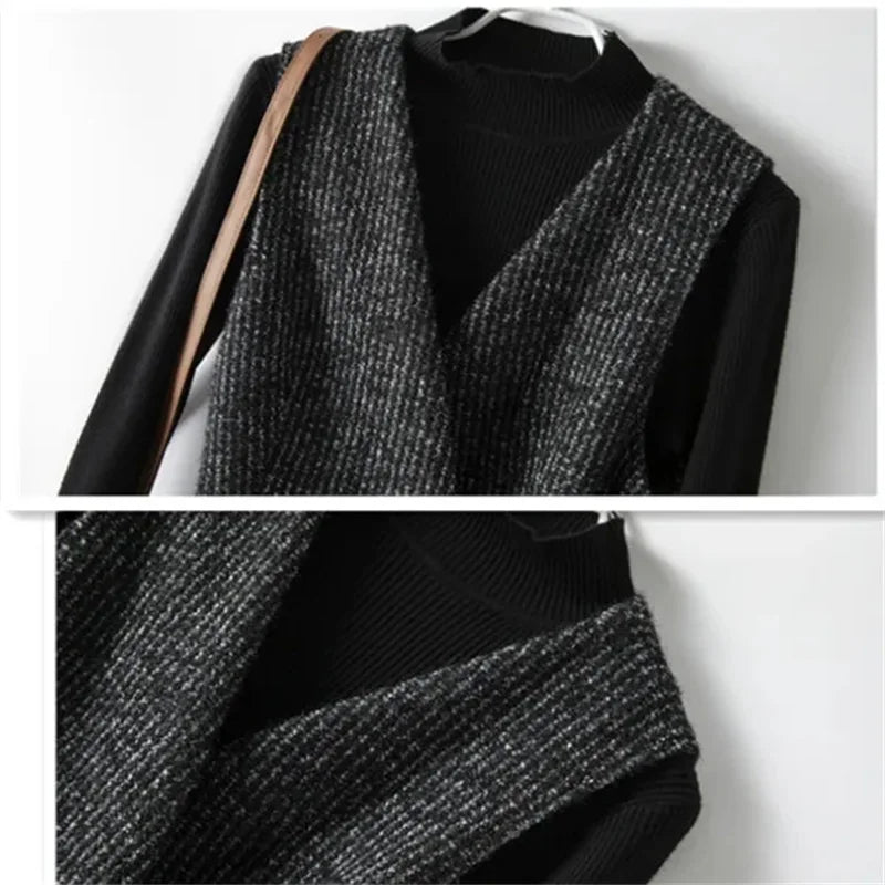 | Textured Wrap Vest