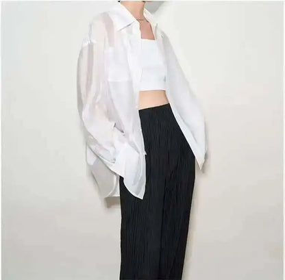 | Silk Poplin Blouse