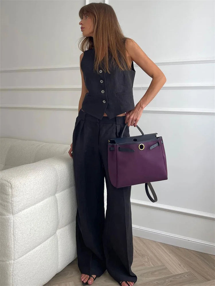 | Linen Trouser Set